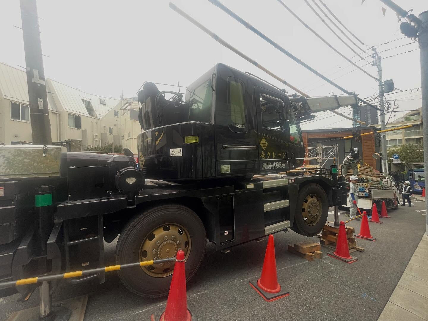 本日の壱クレーン（株）の活躍をご紹介します！🚧まずは、13ト