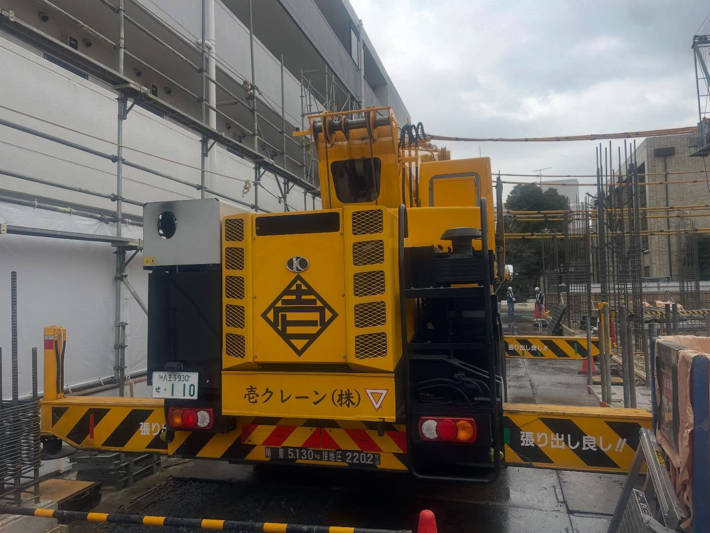 鉄板揚重、木造建て方、ユニットハウス揚重