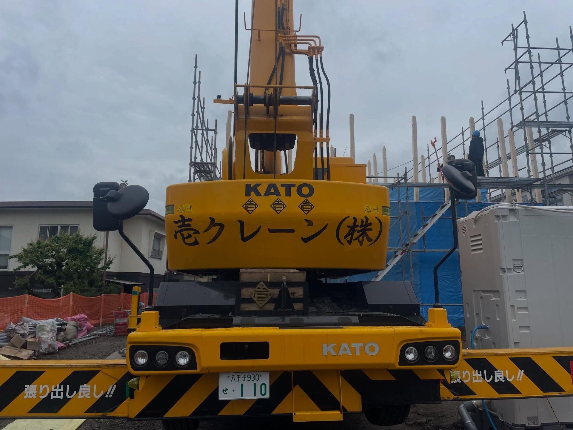 木造建て方作業